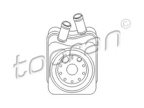 Radiator ulei, ulei motor VW GOLF VI Variant (AJ5) (2009 - 2013) TOPRAN 109 778 piesa NOUA