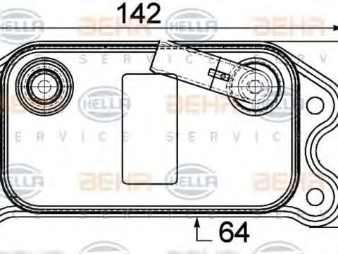 Radiator ulei VOLVO C30 - Cod intern: W20091354 - LIVRARE DIN STOC in 24 ore!!!