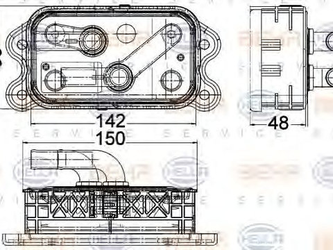 Radiator ulei VOLVO XC90 2.9 06/02-08/05 - Cod intern: W20091295 - LIVRARE DIN STOC in 24 ore!!!