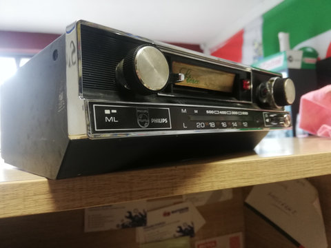Radio auto RETRO Cassette PHILIPS 22RN312 1971