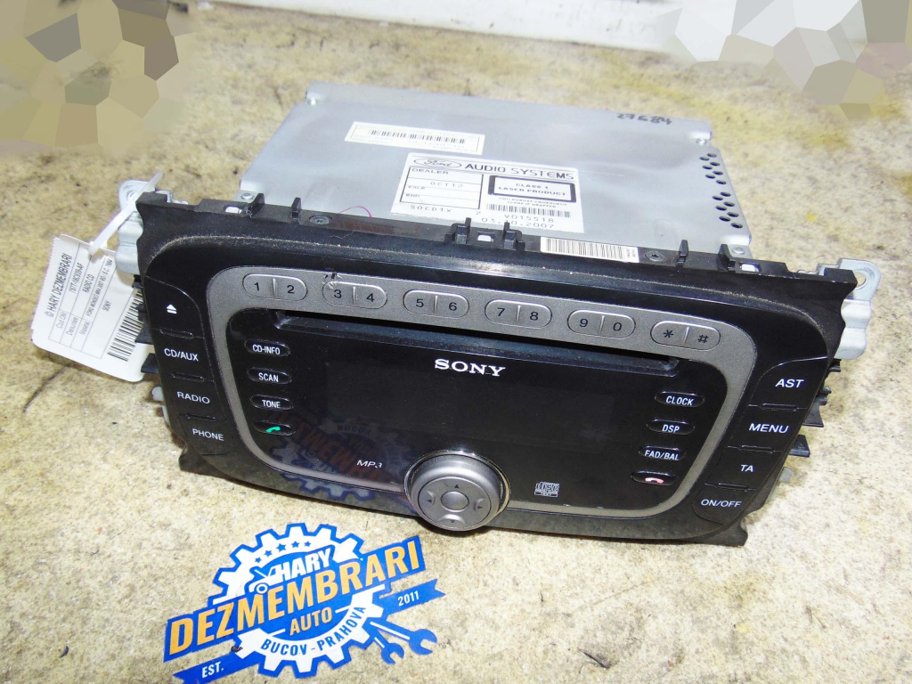 Radio CD 7S7T-18C939-AF SONY Ford Mondeo MK4