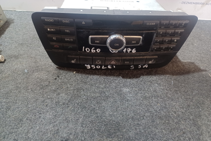 Radio cd A2469003108 Mercedes-Benz A-Class W176 [2012 - 2015] Hatchback 5-usi A 180 CDI BlueEfficiency 7G-DCT (109 hp)