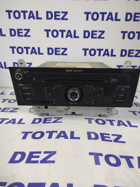 Radio cd Audi A4 (8K2, B8), cod 8T1035186B