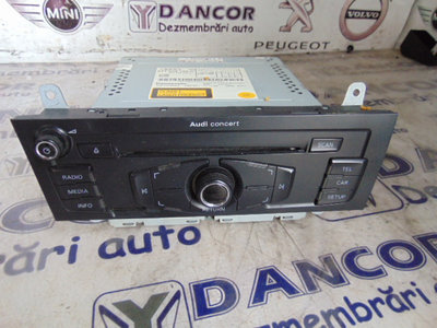 RADIO CD AUDI A4 B8 2008 8T1035186C