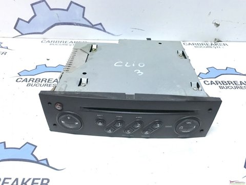 Radio/Cd Audio/Casetofon RENAULT CLIO III BR0/1, CR0/1 1.5 DCi 06.2005 ... Prezent 1461 Motor Diesel