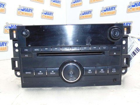 Radio CD avand codul codul 96628256 pentru Chevrolet Aveo 2007