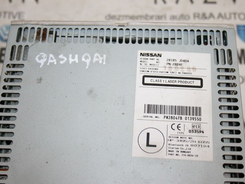 Radio Cd Bluetooth Nissan Qashqai Original Testat Livram Oriunde
