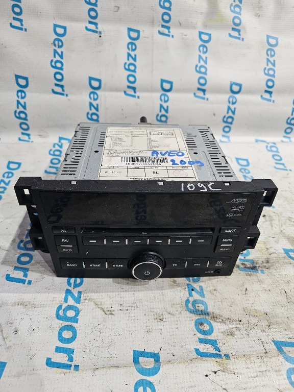 Radio CD, cod 122000-8070D101, Chevrolet Aveo