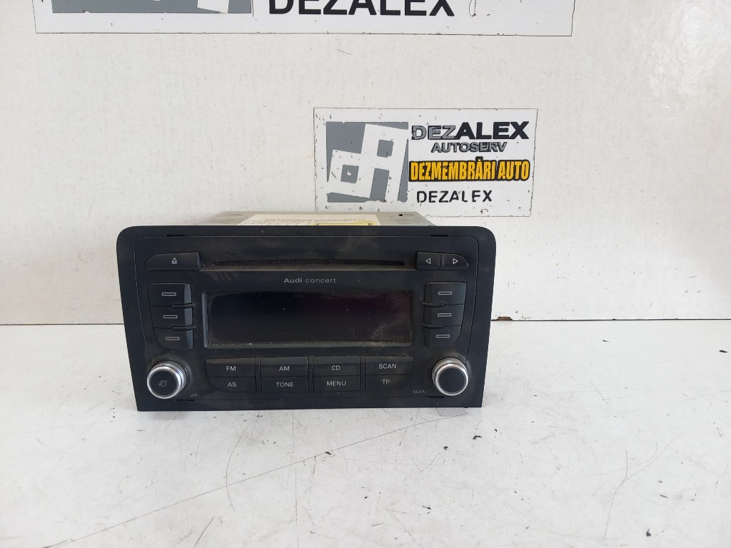 Radio CD, cod 8P0035186P, Audi A3 8P