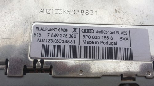 Radio CD Concert decodat Audi A3 cod 8P0