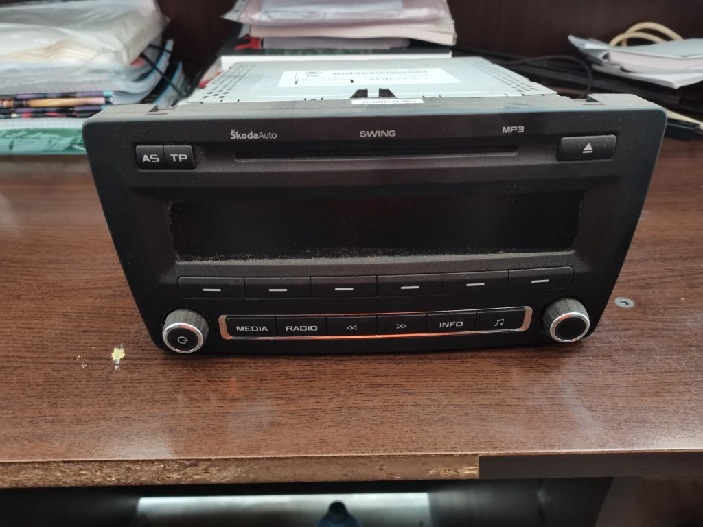 Radio cd cu mp3, 1Z0035161G, Skoda Octavia 2 1Z003