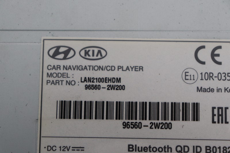 RADIO CD CU MP3 + DISLAY HYUNDAI SANTA FE 2013 / COD - 96560-2W200