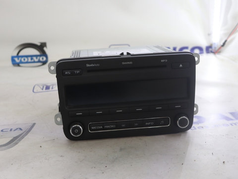 RADIO CD CU MP3 + DISLAY SKODA OCTAVIA 2 FACELIFT AN 2010 5J0035161C