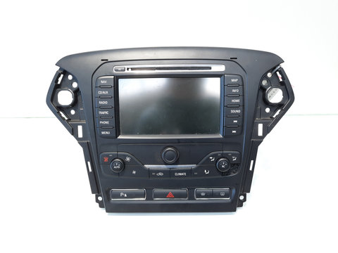 Radio CD cu navigatie, cod BS7T18K931EB, 7612330791, Ford Mondeo 4 Sedan (idi:448428)