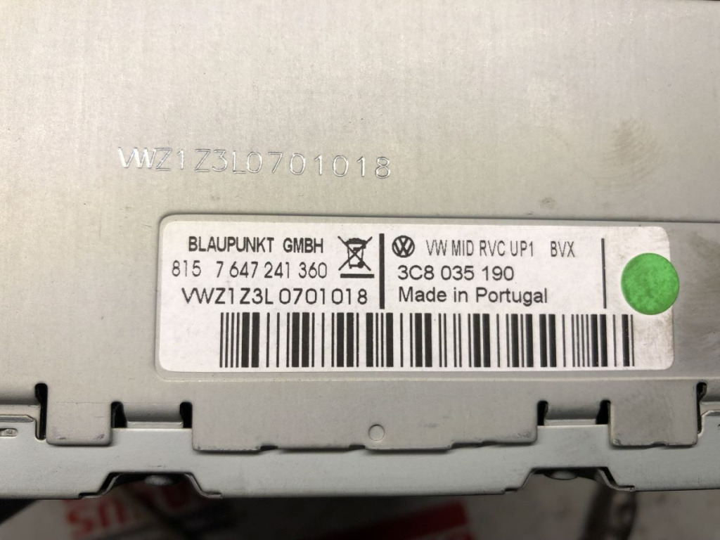 Radio / Cd Cu Touchscreen Vw Passat CC /