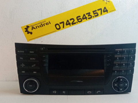 Radio/CD/DVD/GPS cod A2118702989 Mercedes-Benz E-Class W211/S211 [2002 - 2006]