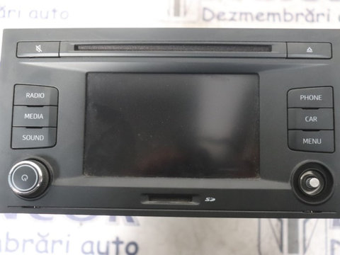 RADIO CD FARA UN BUTON SEAT LEON 3 AN 2015 5F0035869A