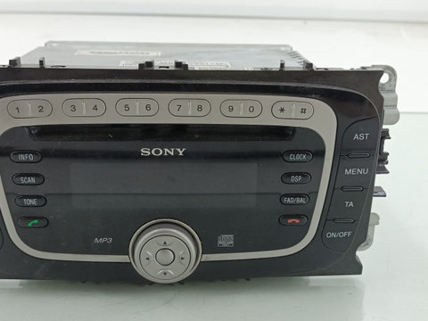 Radio CD Ford MONDEO MK4 KLBA 2.0 TDCI 2007-2013 7S7T-18C939-CB DezP: 21053