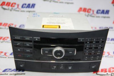 Radio CD Mercedes E-CLASS W212 cod: A2129064400 / 