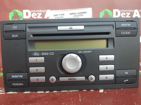 Radio CD NOU ORIGINAL Ford Fusion Ford Fiesta Ford Transit Connect Ford C Max cod 8S61-18C815-AC