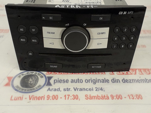 Radio CD Opel astra H an 2005 cod 497316088