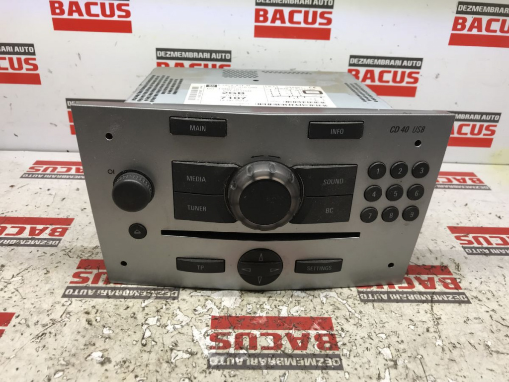 Radio cd, Opel Corsa D, cod 13407107