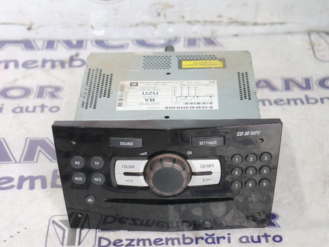 Radio CD Opel Corsa D din 2006 CD 30 MP3 cod 13257029 sau 344183129