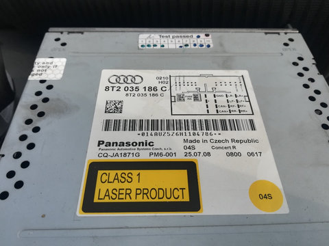 Radio cd original Audi a4 b8 an fabricație 2008 2012