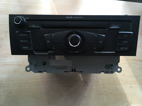 Radio CD pentru Audi A4, B8 cod: 8T2035186CX