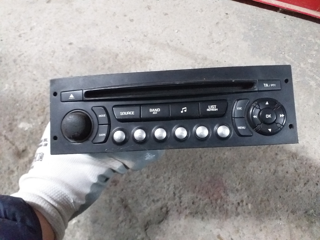 Radio CD Peugeot 207, cod : 96639628XT