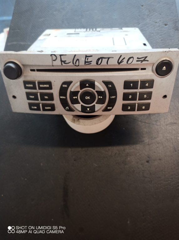 Radio CD PEUGEOT 407- COD 7645110393