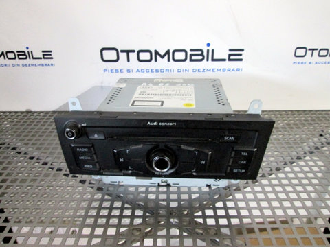 Radio CD player Audi A4 B8: 8t2035186Q [Fabr 2008-2017]