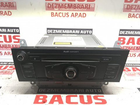 Radio CD PLayer Audi A4 B8 cod: 8t2035186b