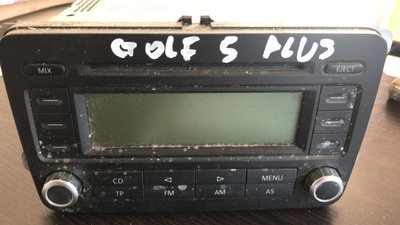 Radio cd player auto vw golf 5 plus 5m0035186a