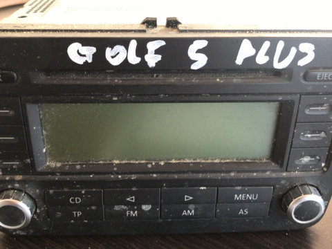Radio cd player auto vw golf 5 plus 5m0035186a