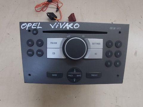 Radio CD Player / CD30 MP3 / Cod 13154304 / 7643103310 Opel Vivaro Opel Astra H