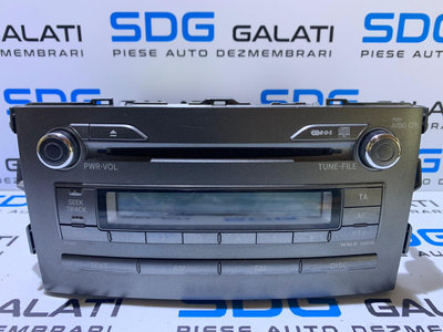 Radio CD Player cu MP3 Toyota Auris E15 2006 - 201