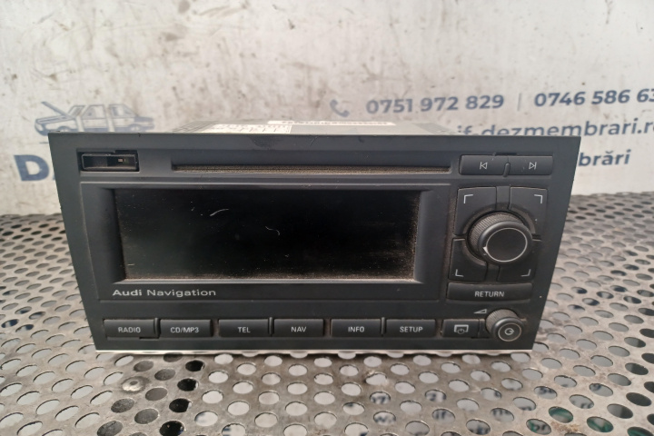 RADIO CD PLAYER CU NAVIGATIE 8E0035192S MX 1253 Audi A4 B7 [2004 - 2008]