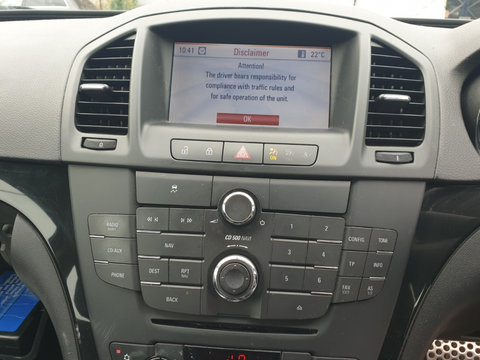 Radio CD Player Cu Navigatie GPS CD 500 cu Ecran Display Opel Insignia 2008 - 2013