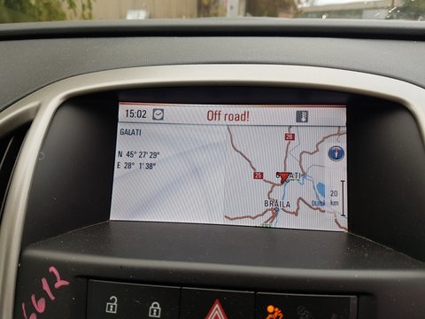 Radio CD Player cu Navigatie GPS CD500 Opel Insignia 2008 - 2013