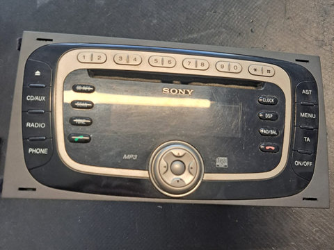 Radio CD player Ford Focus C-MAX 1.6 2007 - COD 7M5T18C939-AE