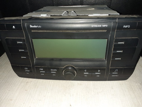 Radio CD player mp3 Skoda Octavia 2 decodat RELIST