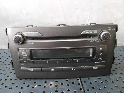 Radio cd player mp3 toyota auris e15 8612002520