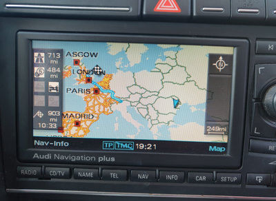 Radio CD Player Navigatie Mare Audi Navigatie Plus