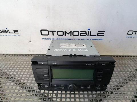 Radio CD Player Skoda Octavia 2 (fara cod deblocare): 1Z0035161C [Fabr 2004-2012]