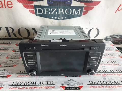 Radio CD-Player Skoda Octavia II Facelift cod piesa : 1Z0035156M