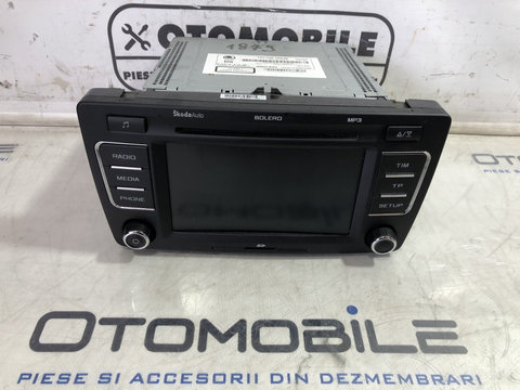 Radio CD-Player Skoda Octavia II Facelift: 1Z0035156M [Fabr 2004-2013]
