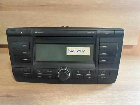 Radio CD Player Stream Skoda Octavia 2 Cod: 1Z0035161B
