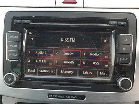 Radio CD Player Volkswagen Passat B7 2010 - 2015 [C3876]