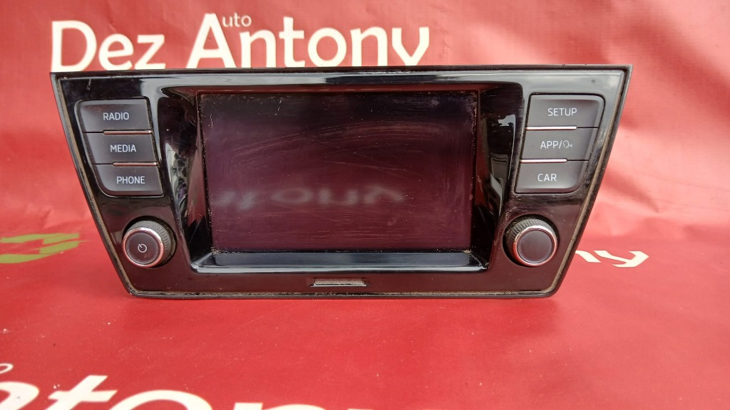 Radio CD Skoda Fabia 3 facelift 2018 2019 2020 2021 cod 6V0035869H